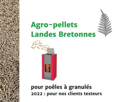 Agro-pellets landes bretonnes ou communément Pellets Fougères – seau consigné – 15kg
